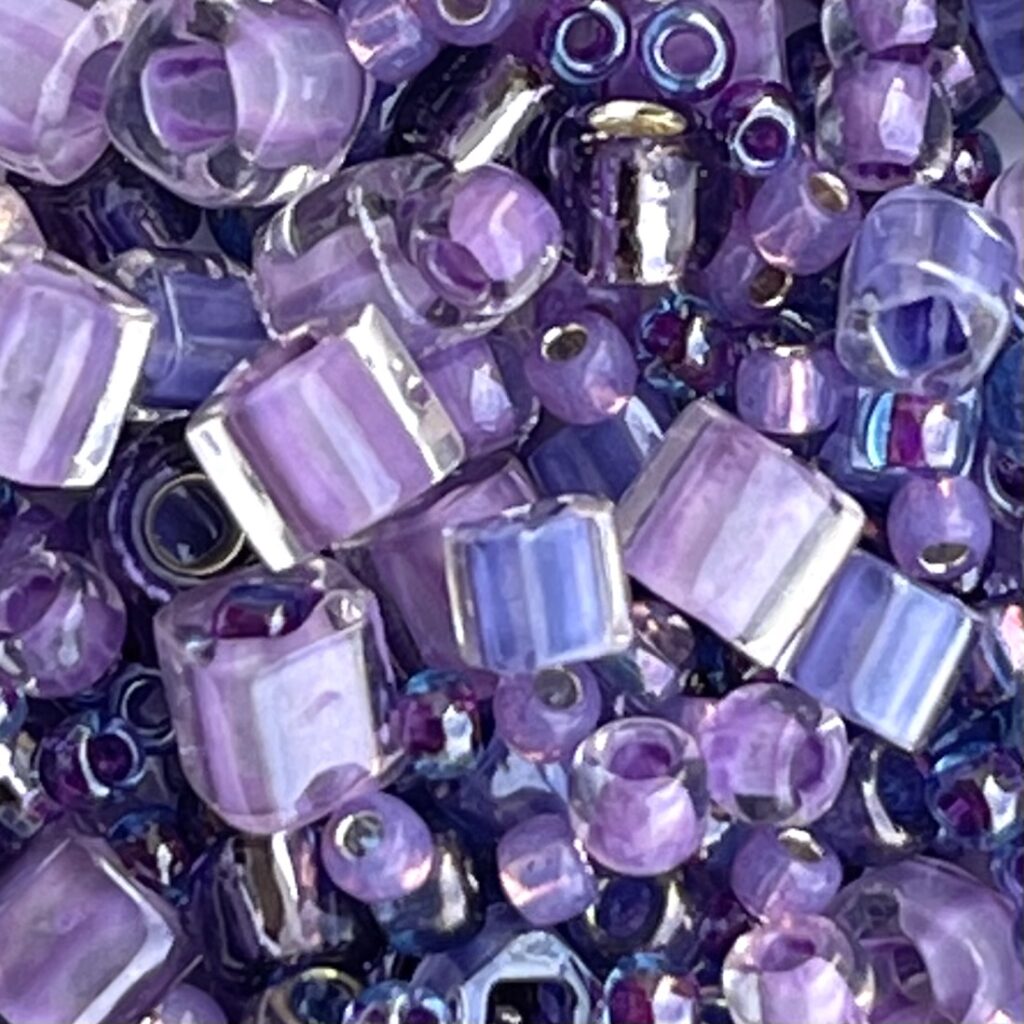 Mix MultiShape Kawaii - Purple/Green Mix