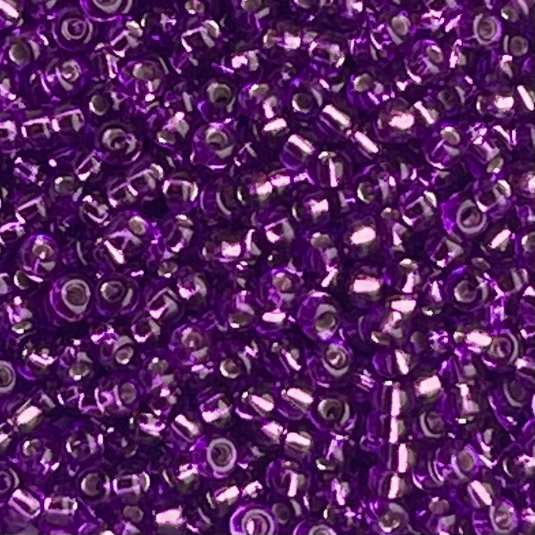 Rocalla Miyuki #11 SilverLined Magenta - Image 1