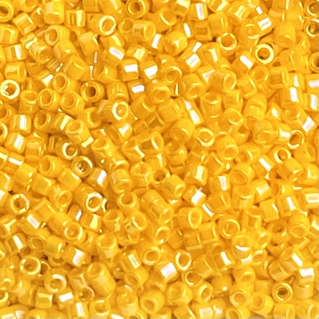 Delica Bead Opaque Canary AB - Image 1