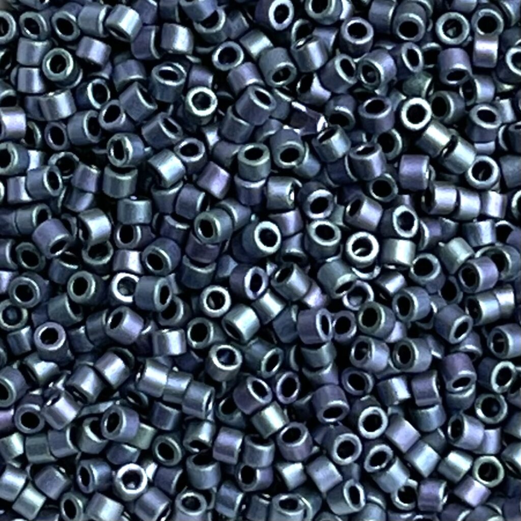 Delica Bead Matte Metallic Blue-Green Iris