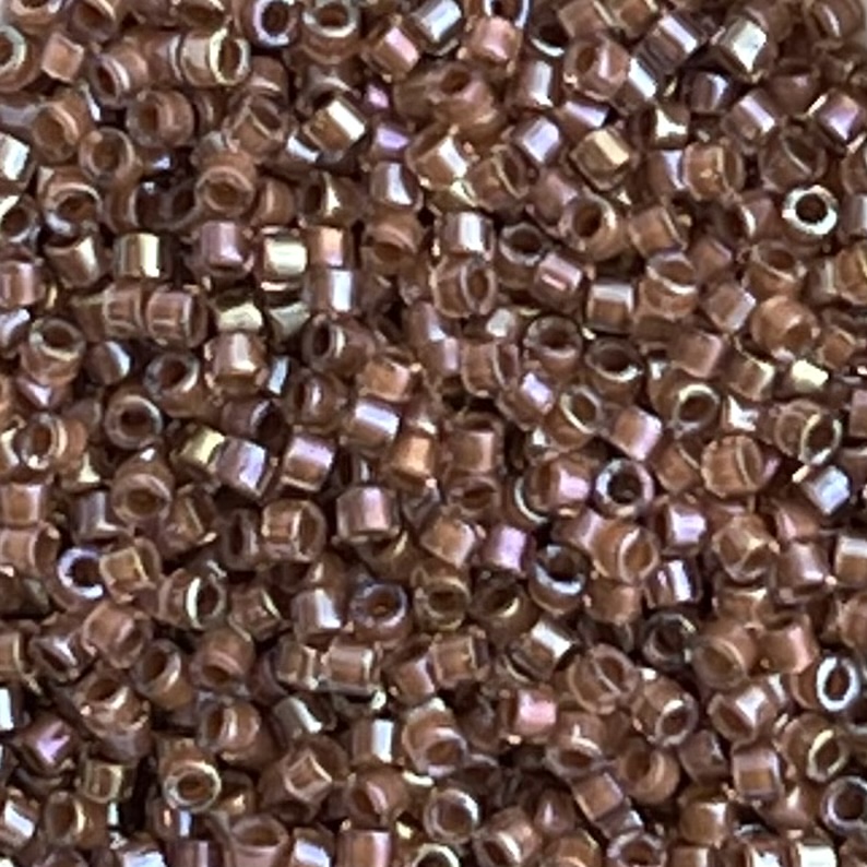 Delica Bead Cocoa Lined Crystal AB