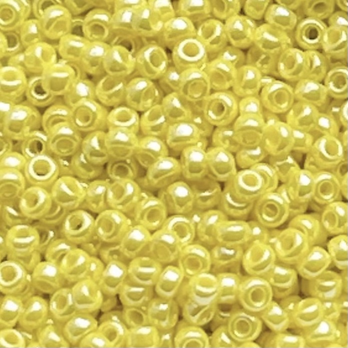 Rocalla Miyuki #11 Opaque Yellow Luster