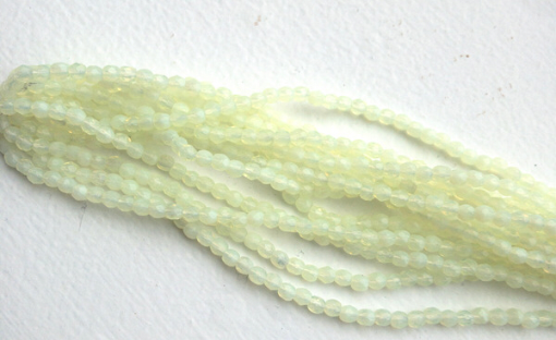 FirePolish 3mm Milky Jonquil 50bds/str