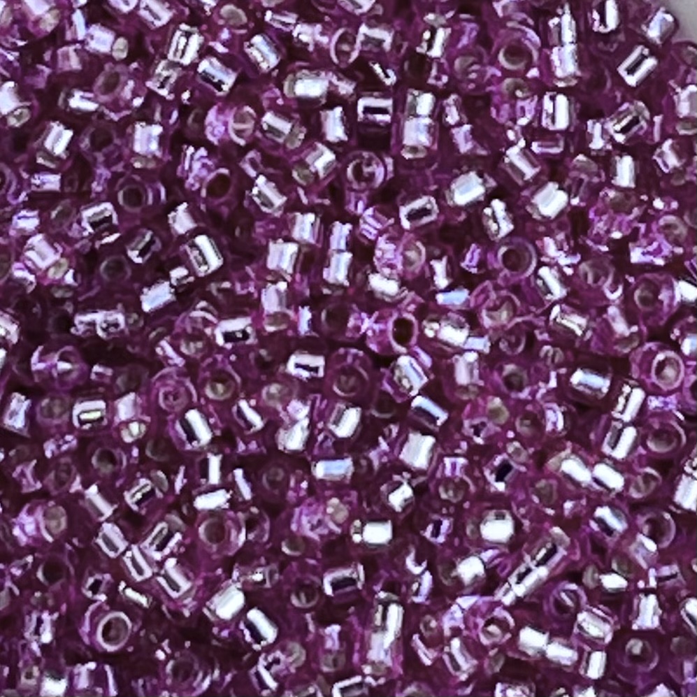 Delica Bead SilverLined Duracoat Orchid