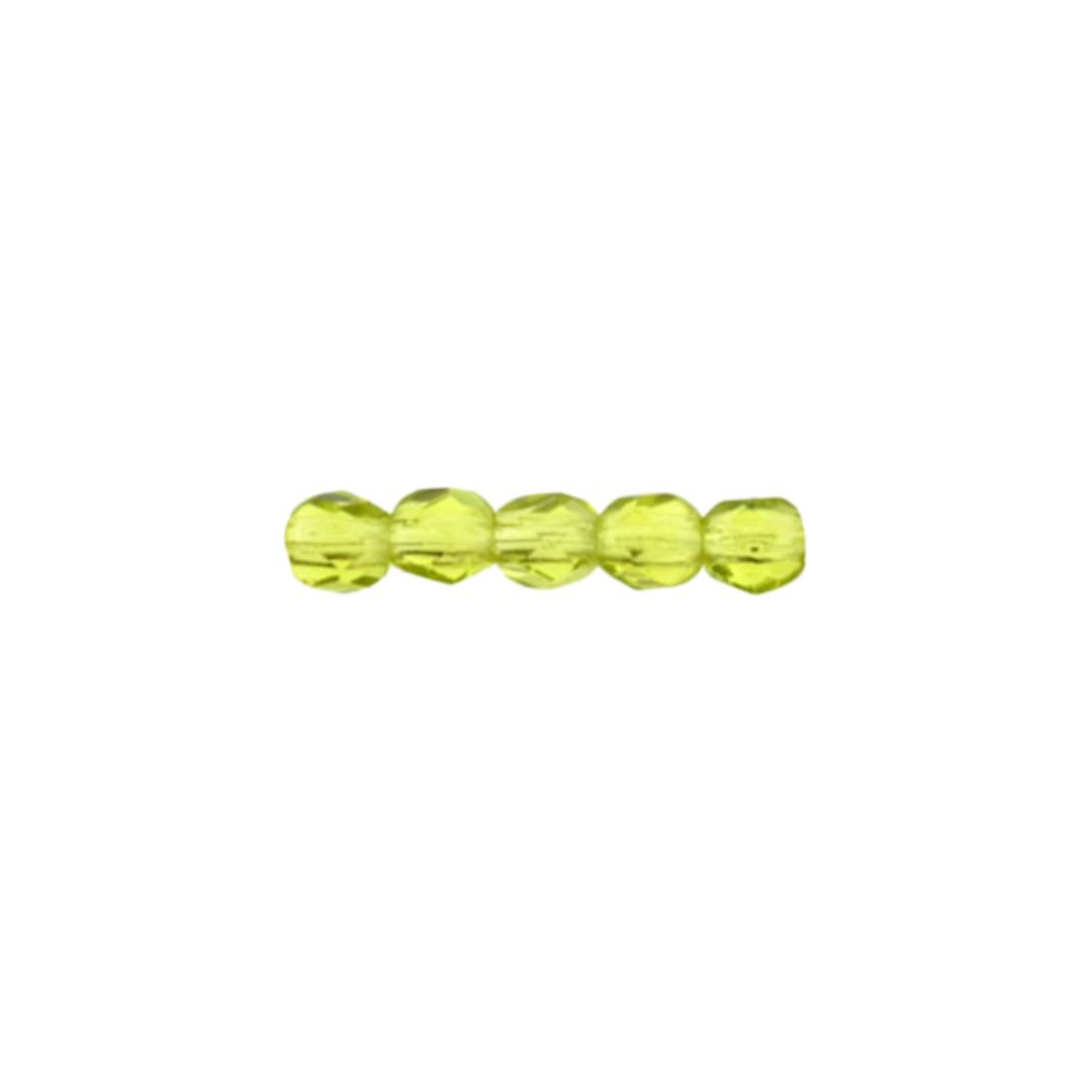 FirePolish 2mm Olivine 50bds/str - Image 1