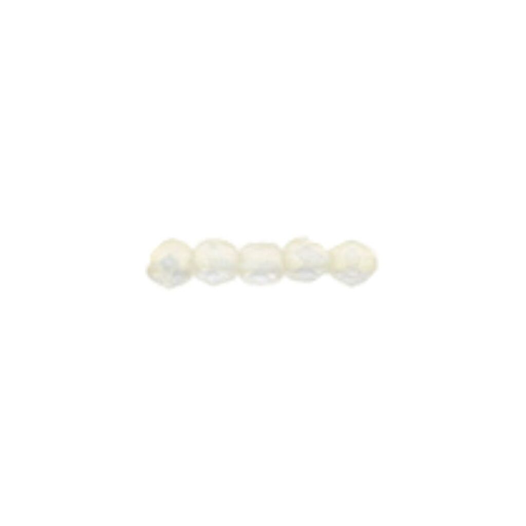 FirePolish 2mm Sueded Gold Crystal 50bds/str