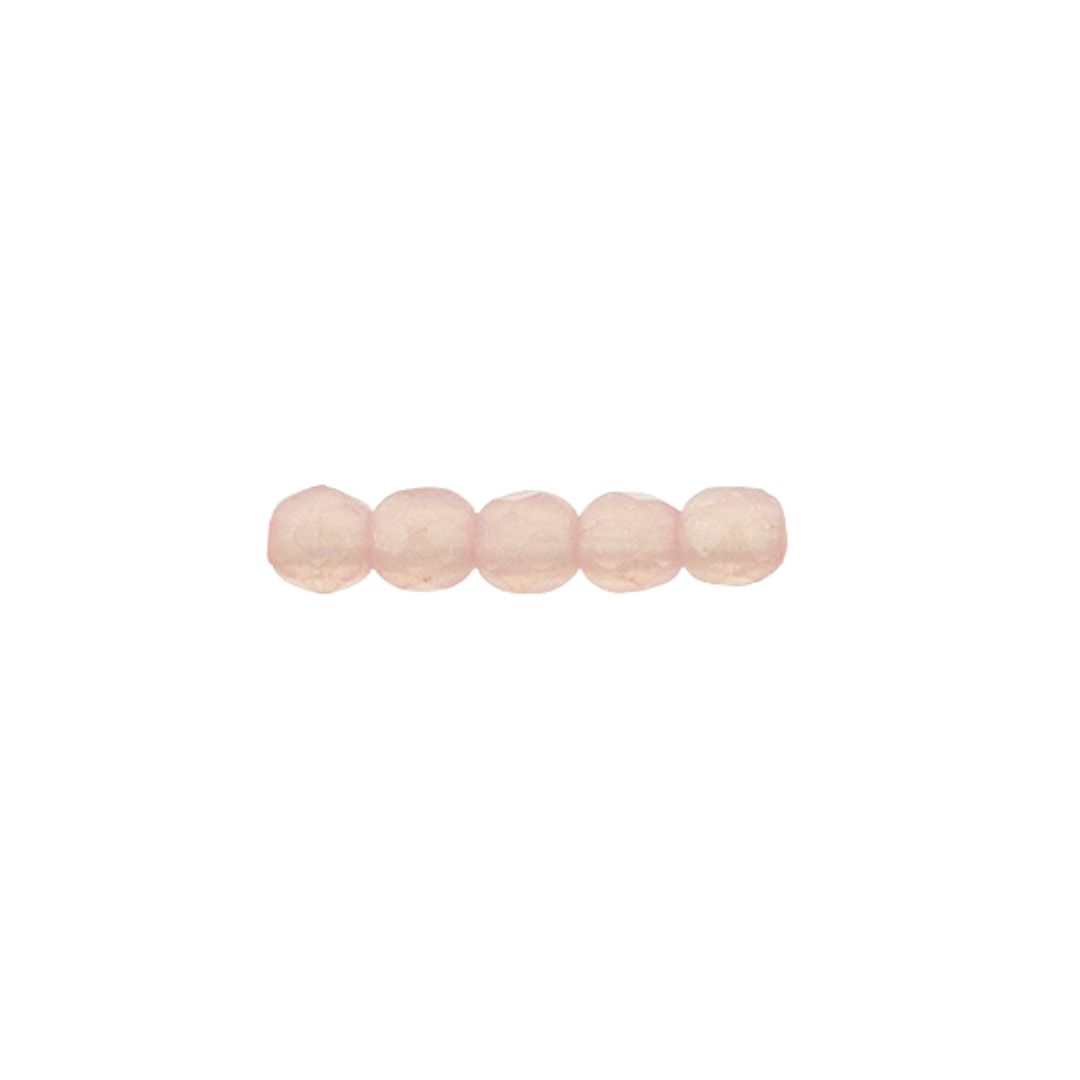 FirePolish 2mm Flash Pearl Milky Pink 50bds/str - Image 1