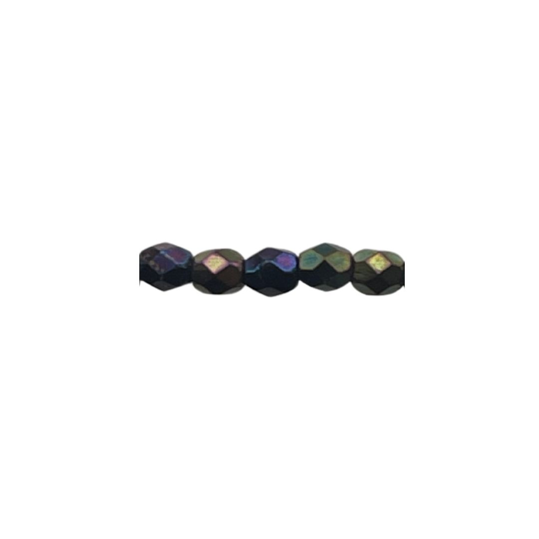 FirePolish 3mm Metallic Iris Purple 50bds/str - Image 1
