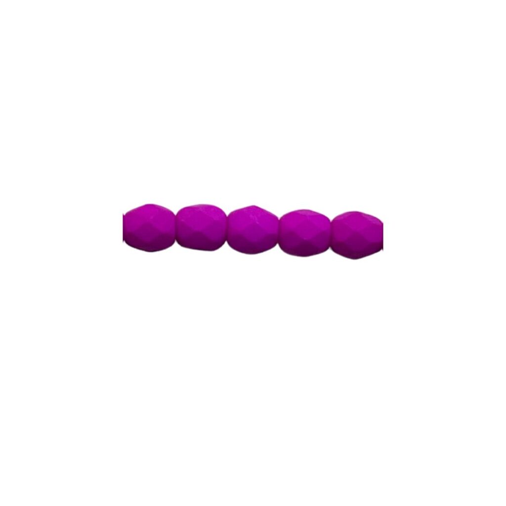FirePolish 3mm Neon Purple 50bds/str