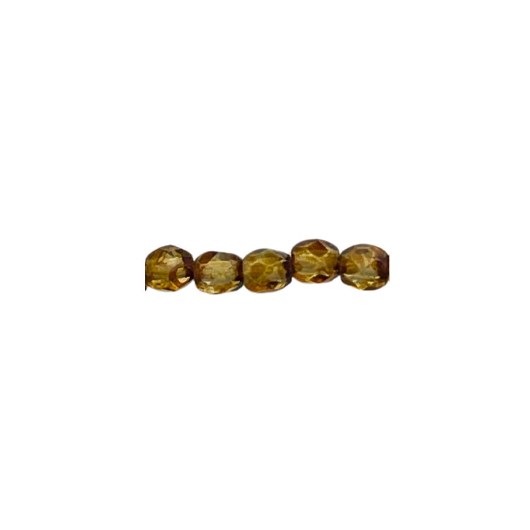 FirePolish 3mm Crystal Picasso 50bds/str - Image 1