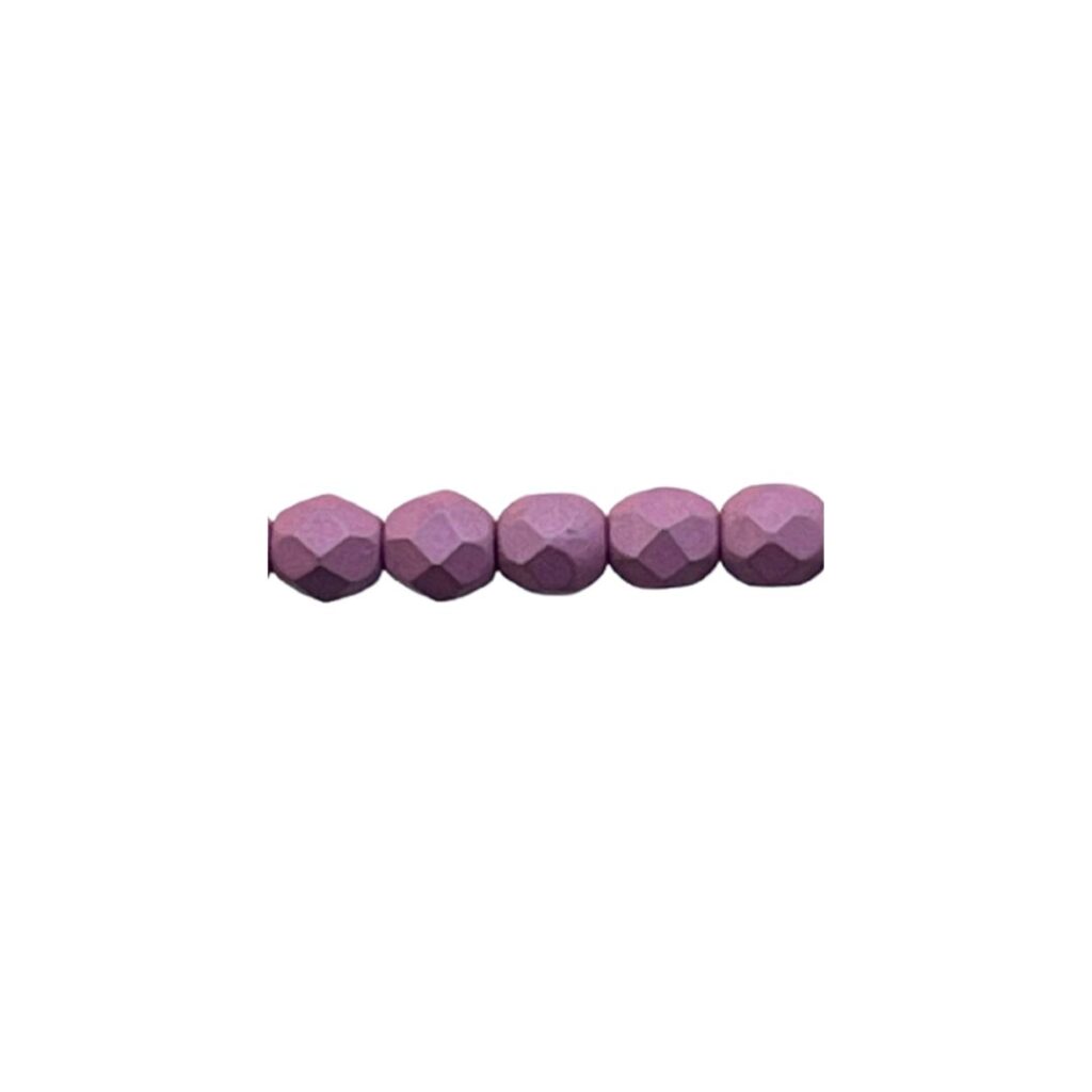 FirePolish 4mm Saturated Lavender 50bds