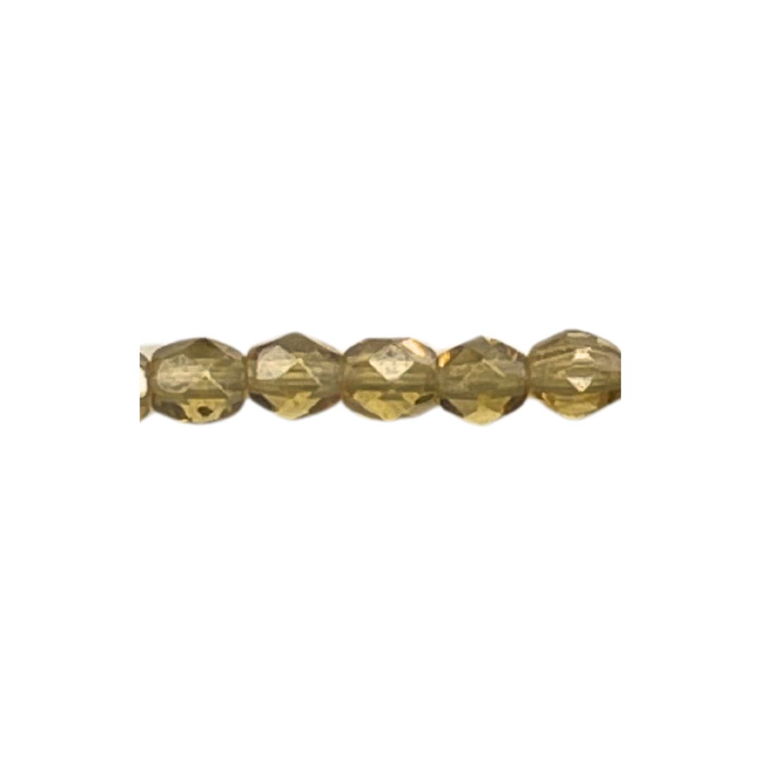 FirePolish 4mm Luster Topaz 50bds/str - Image 1