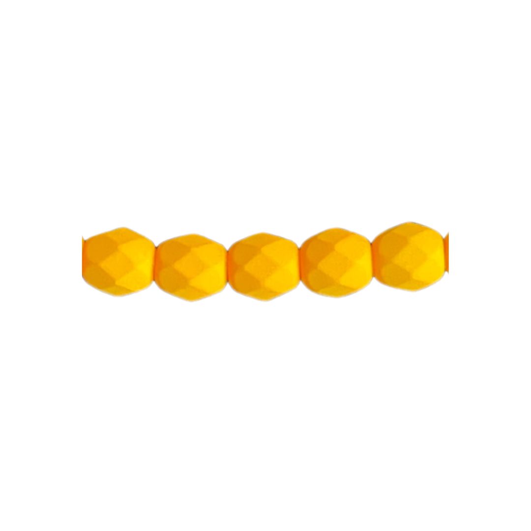 FirePolish 6mm Saturated Sun Flower 25143 STR/25BDS - Image 1