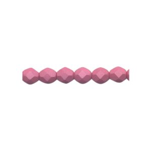 FirePolish 6mm Saturated Pink 25bds/str - Image 1
