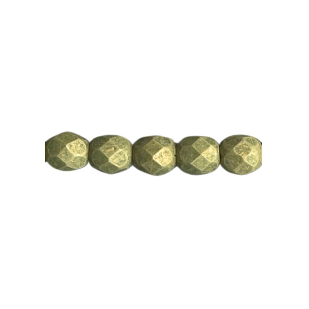 FirePolish 6mm Pacifica Avocado 25bds - Image 1