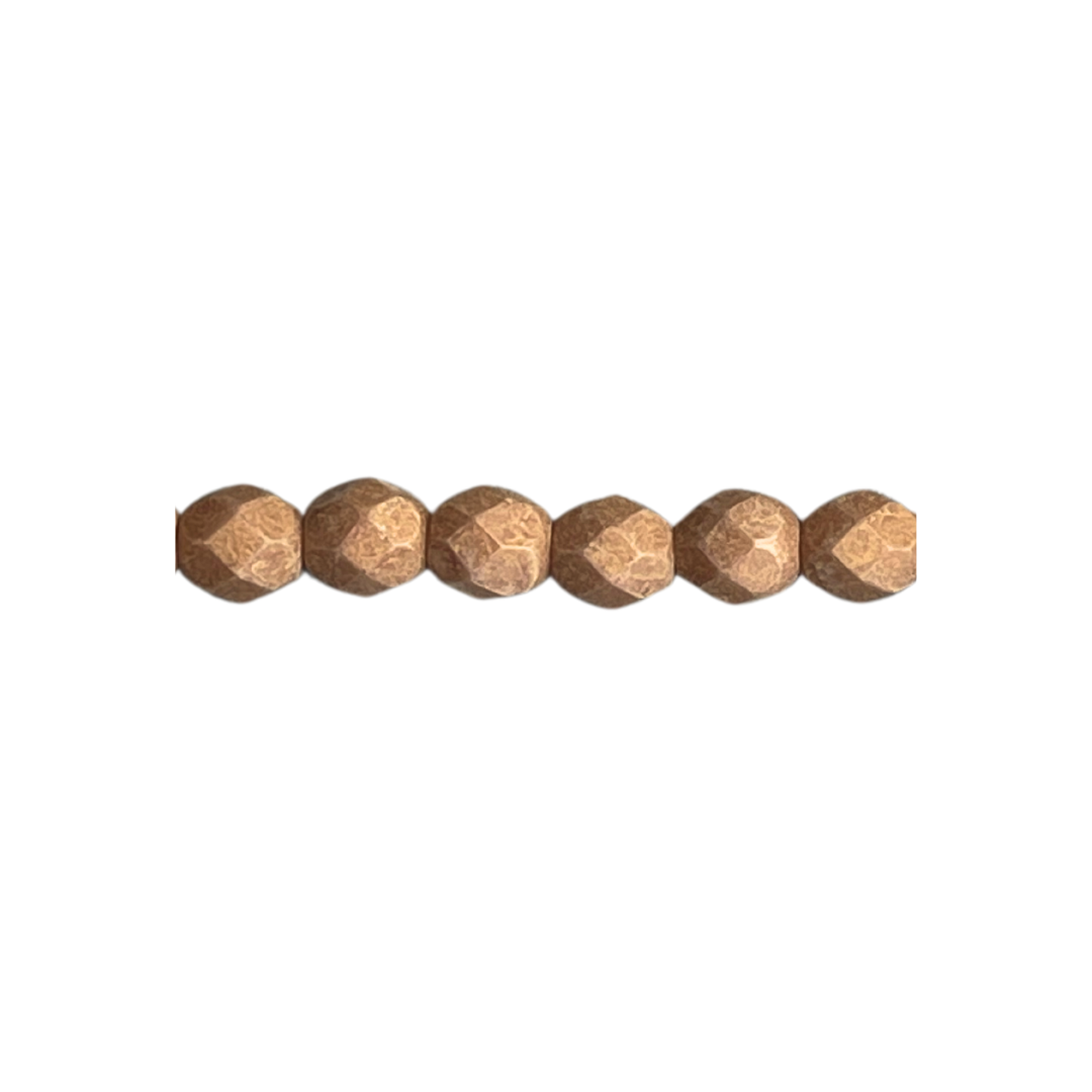 FirePolish 6mm Pacifica Macadamia 25bds/str - Image 1