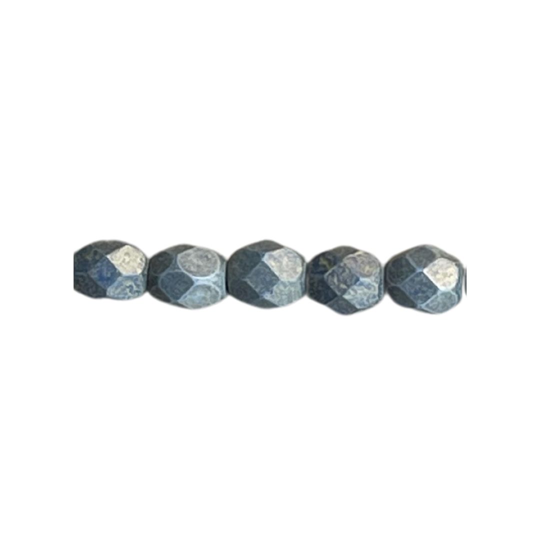 FirePolish 6mm Pacifica Poppy Seed 25bds - Image 1