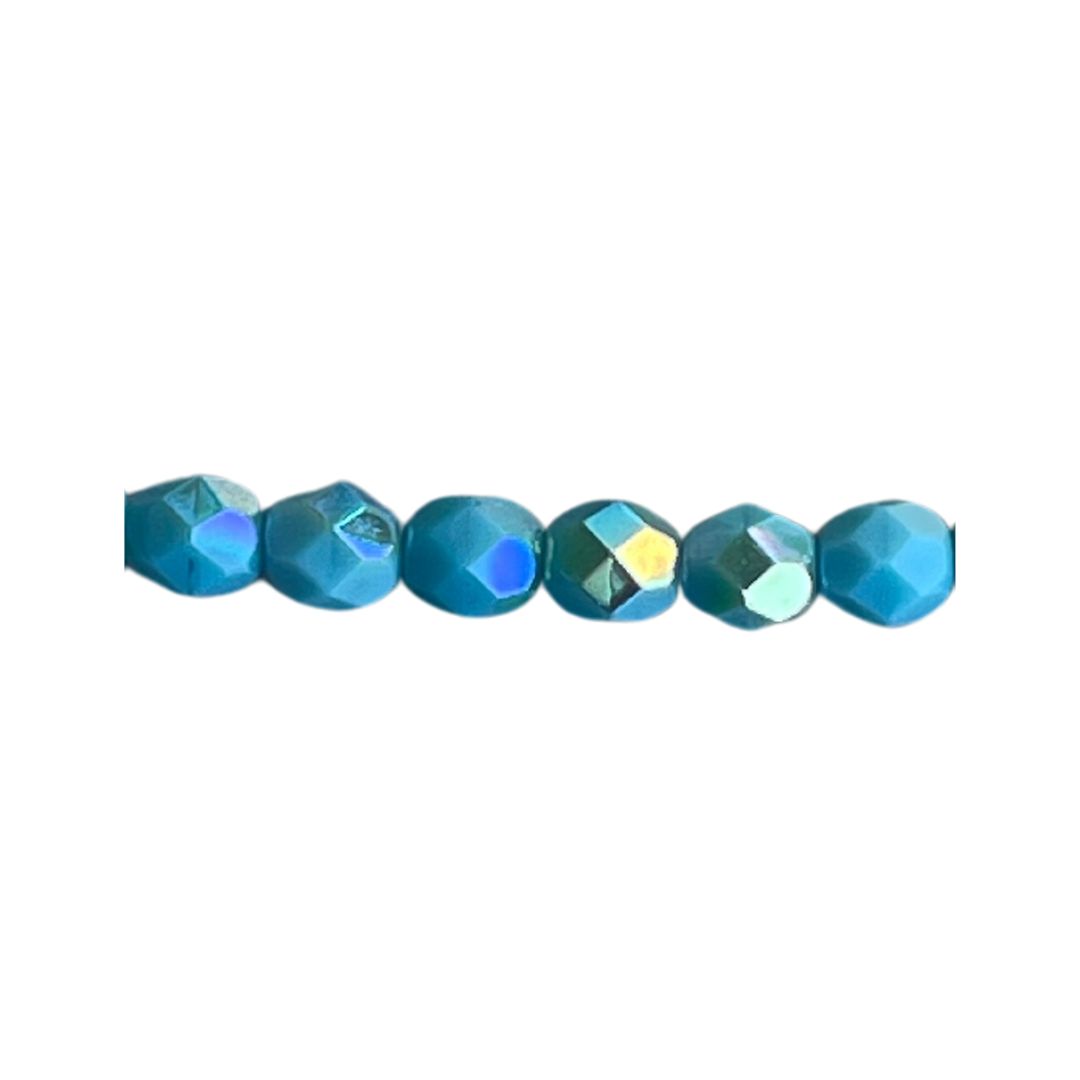 FirePolish 6mm Sleeping Beauty Turquoise AB X6390 STR/25BDS - Image 1