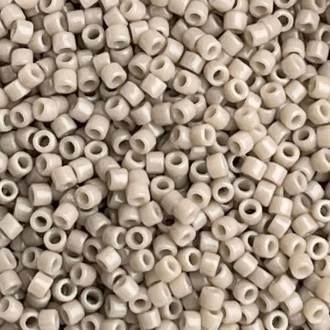 Delica Bead Duracoat Opaque Antique White - Image 1