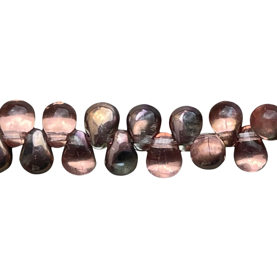 Tear Drops 6x4mm Apollo Gold 90bds/str aprox - Image 1