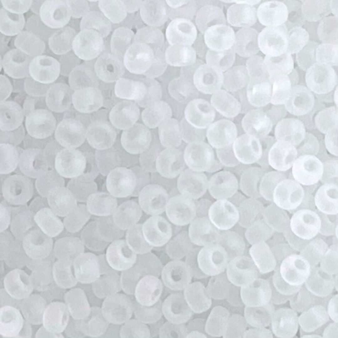 Rocalla Miyuki #11 Matte Transparent Crystal - Image 1