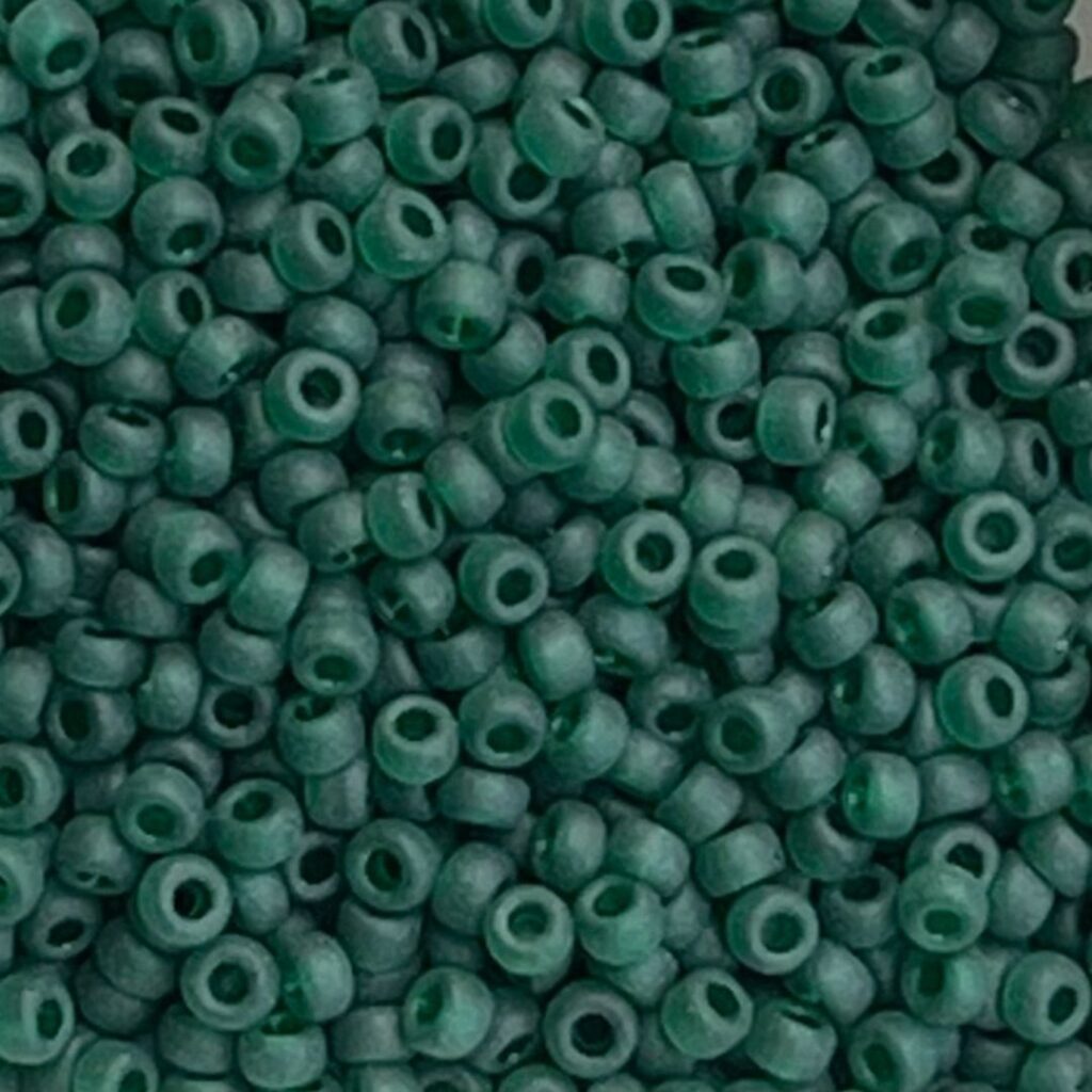 Rocalla Miyuki #11 Matte Transparent Emerald