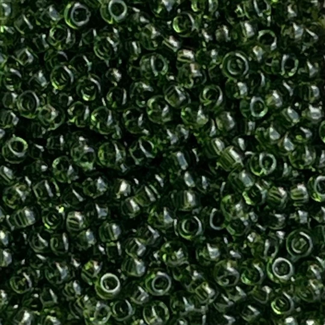 Rocalla Miyuki #11 Transperent Olive Green - Image 1
