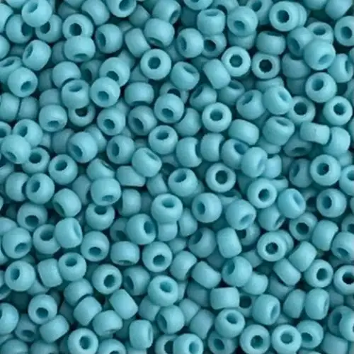 Rocalla Miyuki #11 Fancy Frosted Pale Seafoam Blue
