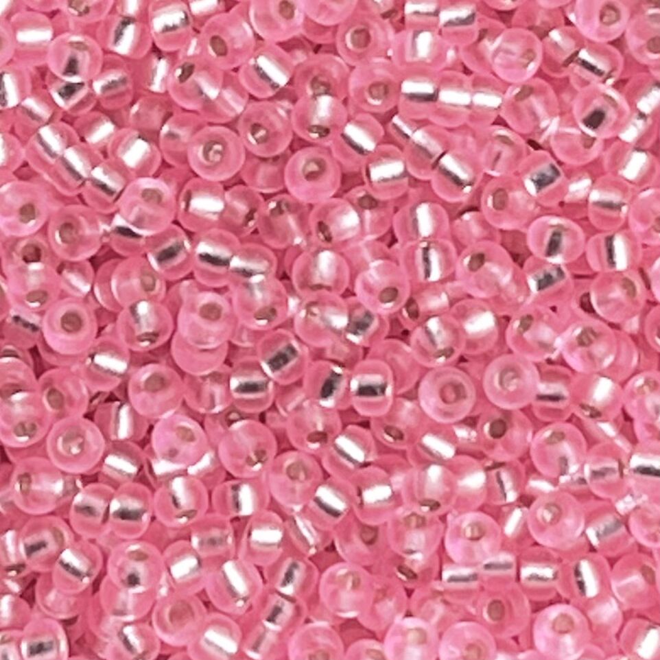 Rocalla Miyuki #11 SilverLined Pink