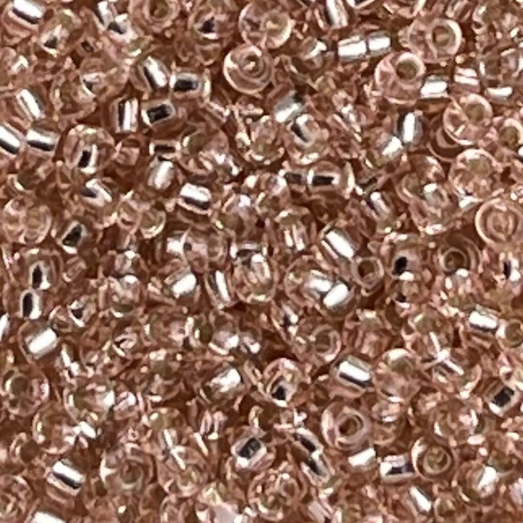 Rocalla Miyuki #11 SilverLined Pale Rose