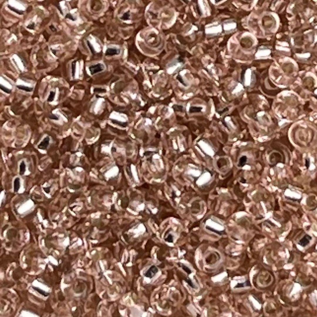 Rocalla Miyuki #11 SilverLined Pale Rose - Image 1