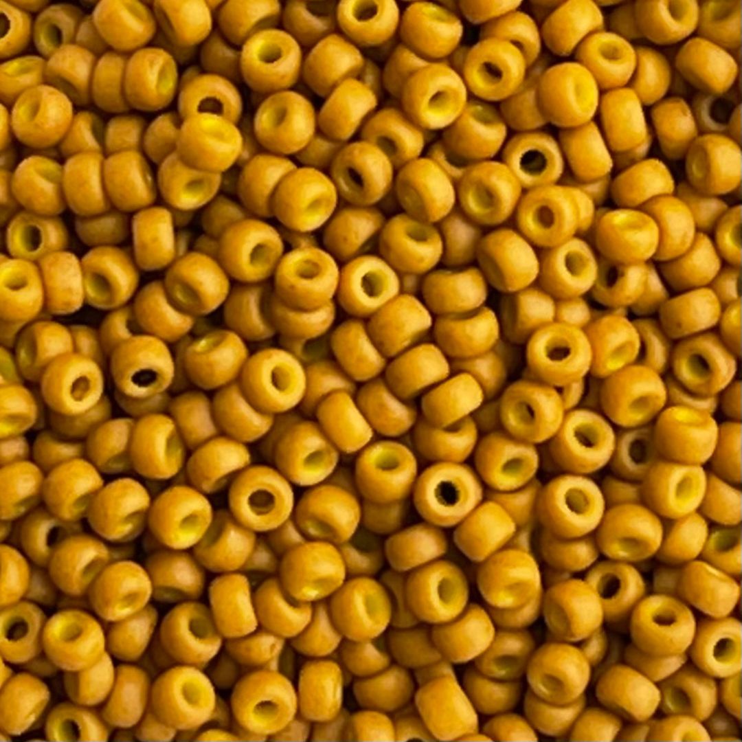 Rocalla Miyuki #11 Matte Opaque Mustard - Image 1