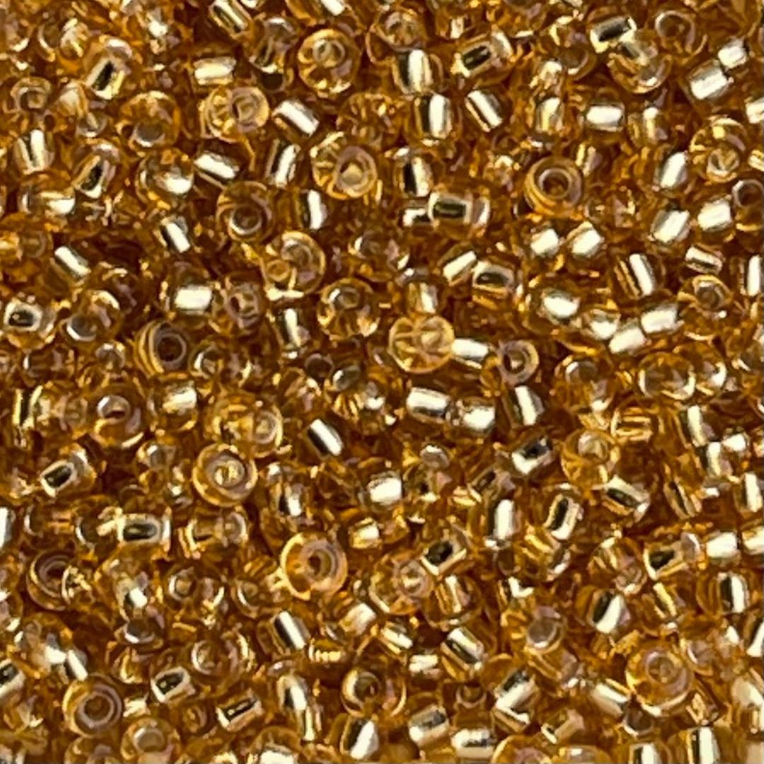 Rocalla Miyuki #11 SilverLined Gold - Image 1