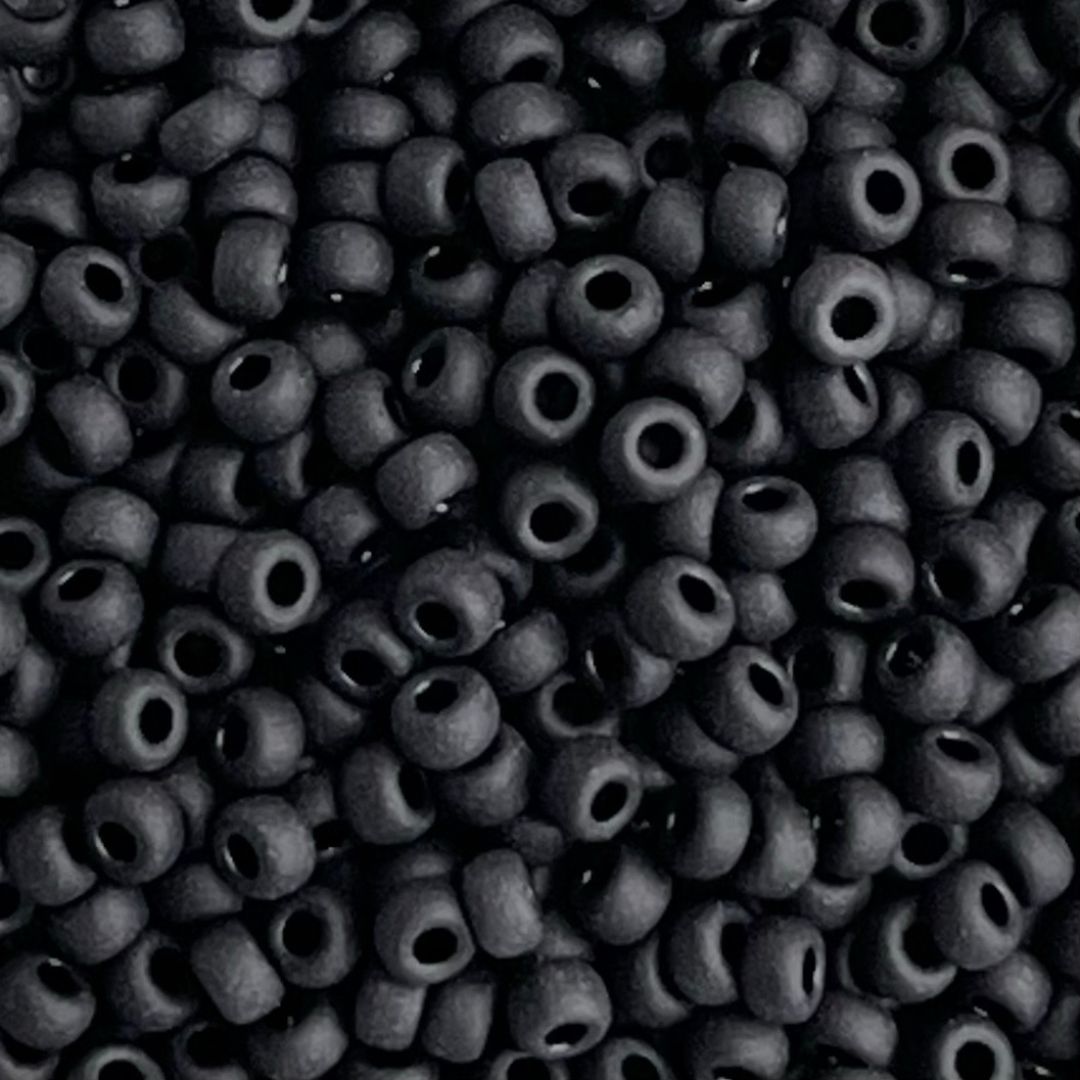 Rocalla Miyuki #11 Matte Opaque Black - Image 1