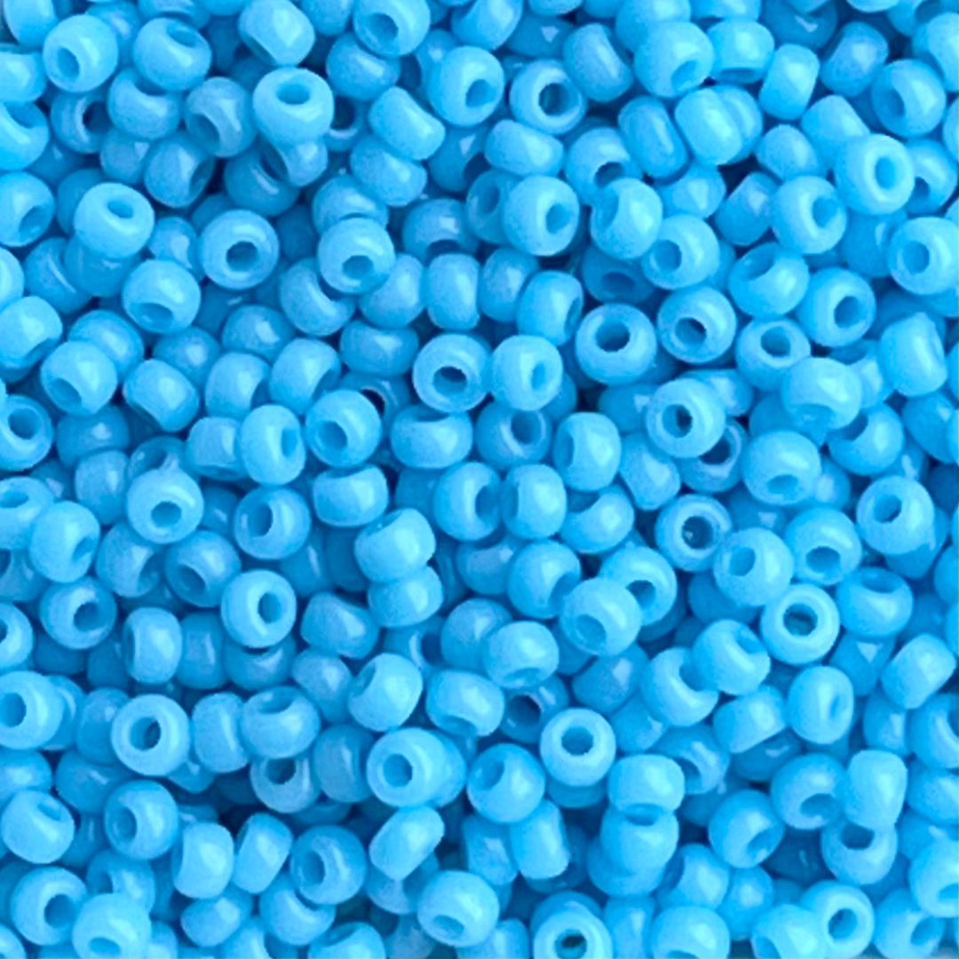 Rocalla Miyuki #11 Opaque Turquoise Blue - Image 1