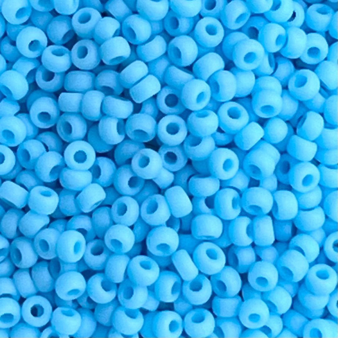 Rocalla Miyuki #11 Matte Opaque Light Blue - Image 1