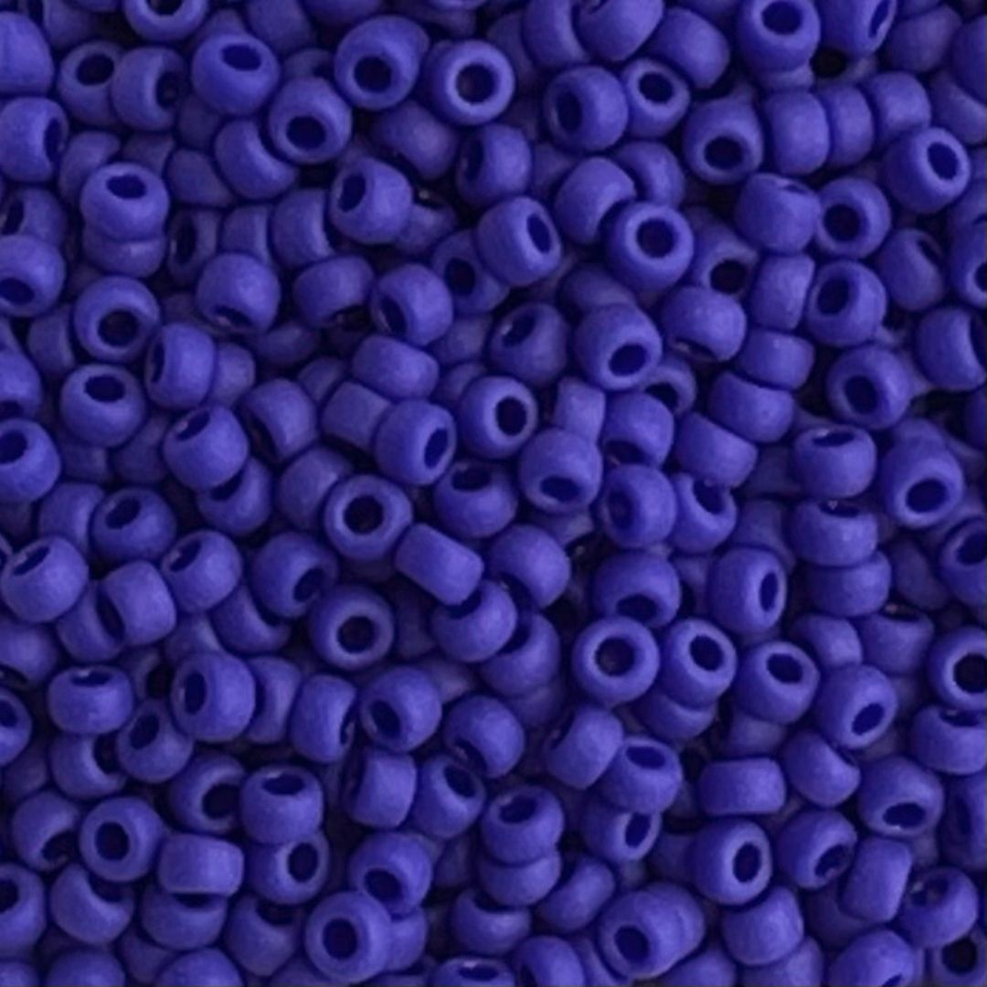 Rocalla Miyuki #11 Matte Opaque Cobalt - Image 1