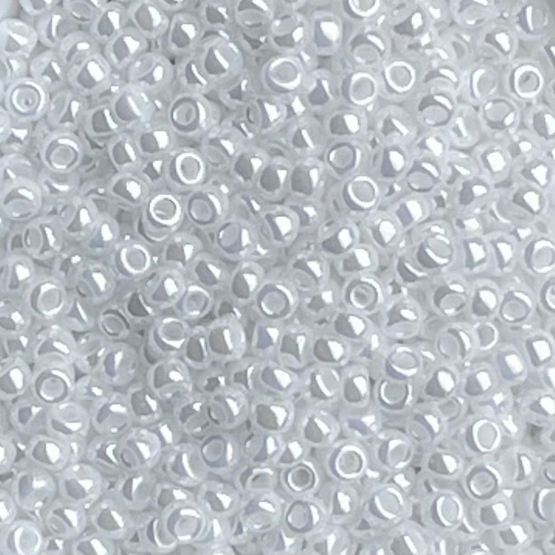 Rocalla Miyuki #11 Opaque White Pearl Ceylon - Image 1