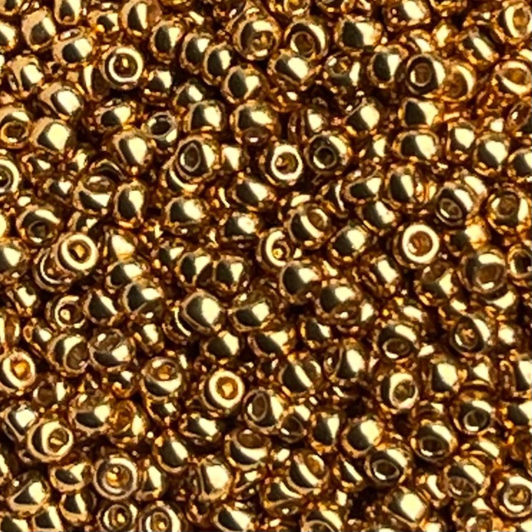 Rocalla Miyuki #11 Duracoat Galvanized Yellow Gold - Image 1