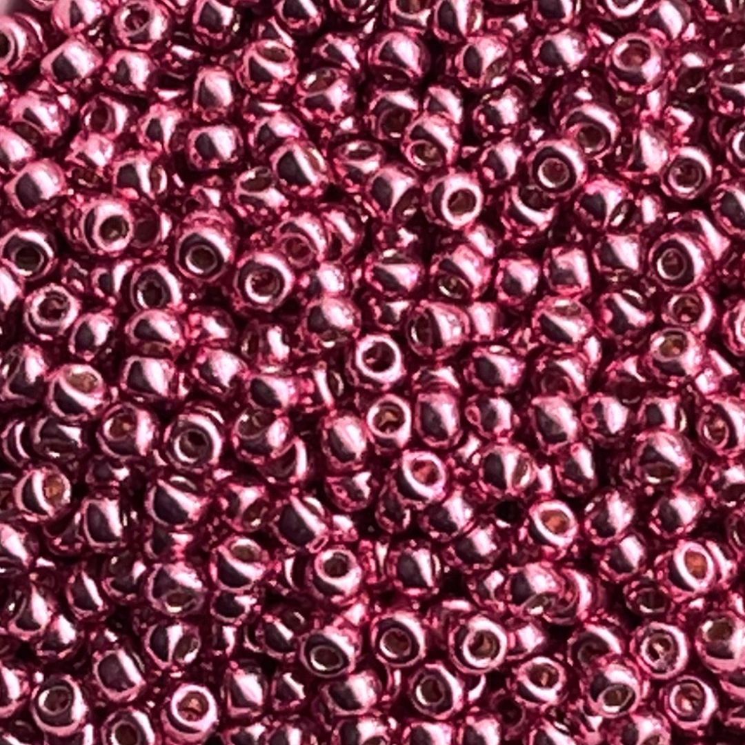 Rocalla Miyuki #11 Duracoat Galvanized Hot Pink - Image 1