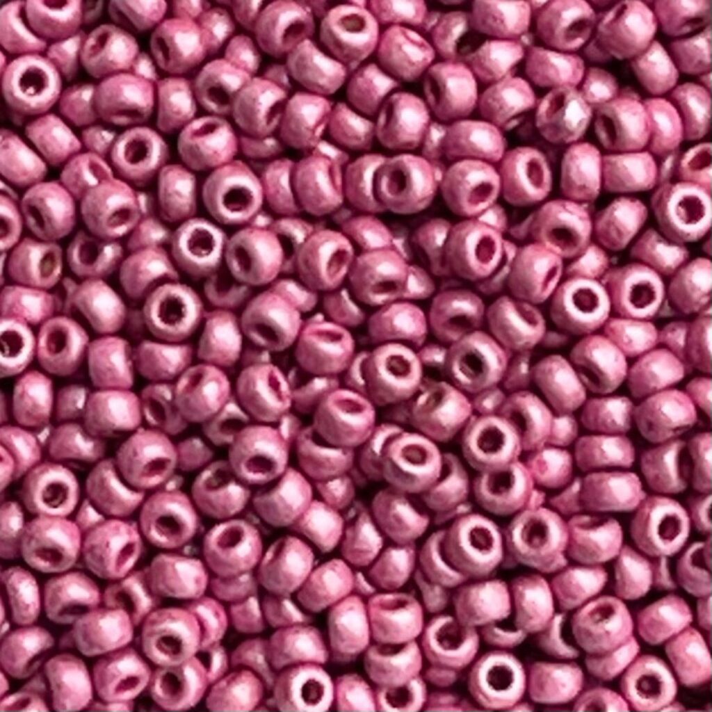 Rocalla Miyuki #11 Duracoat Galvanized Matte Hot Pink