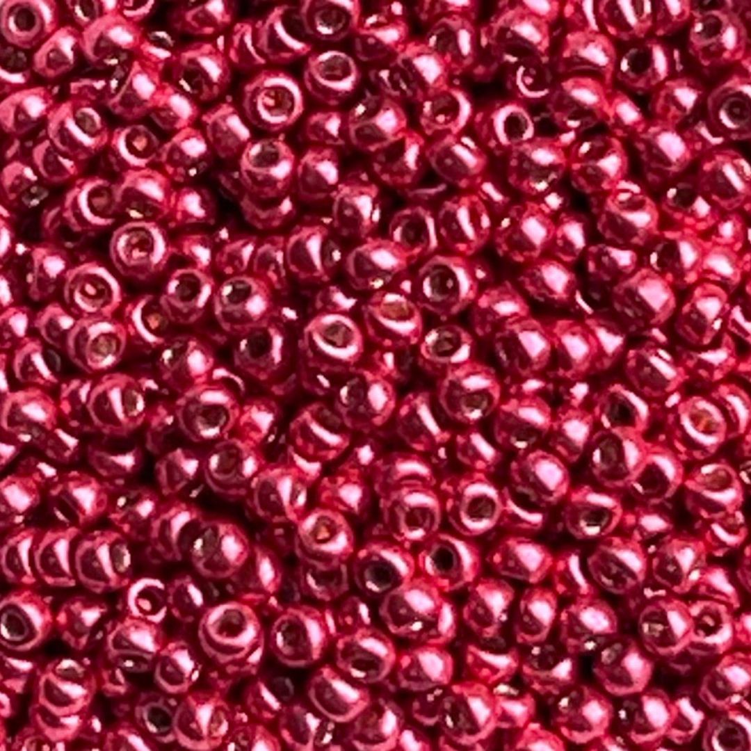 Rocalla Miyuki #11 Duracoat Galvanized Lt Cranberry - Image 1