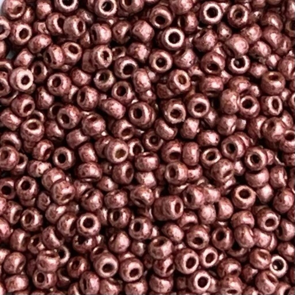 Rocalla Miyuki #11 Duracoat Galvanized Matte Dk Berry