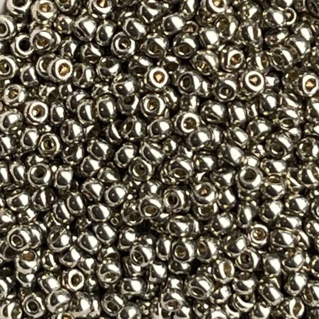 Rocalla Miyuki #11 Duracoat Galvanized Smoky Pewter - Image 1