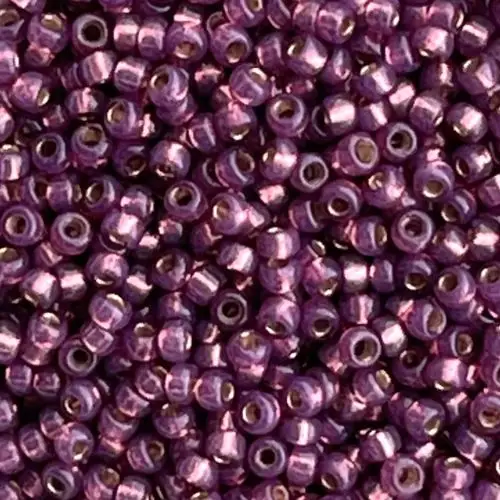 Rocalla Miyuki #11 Duracoat SilverLined Dk Lilac