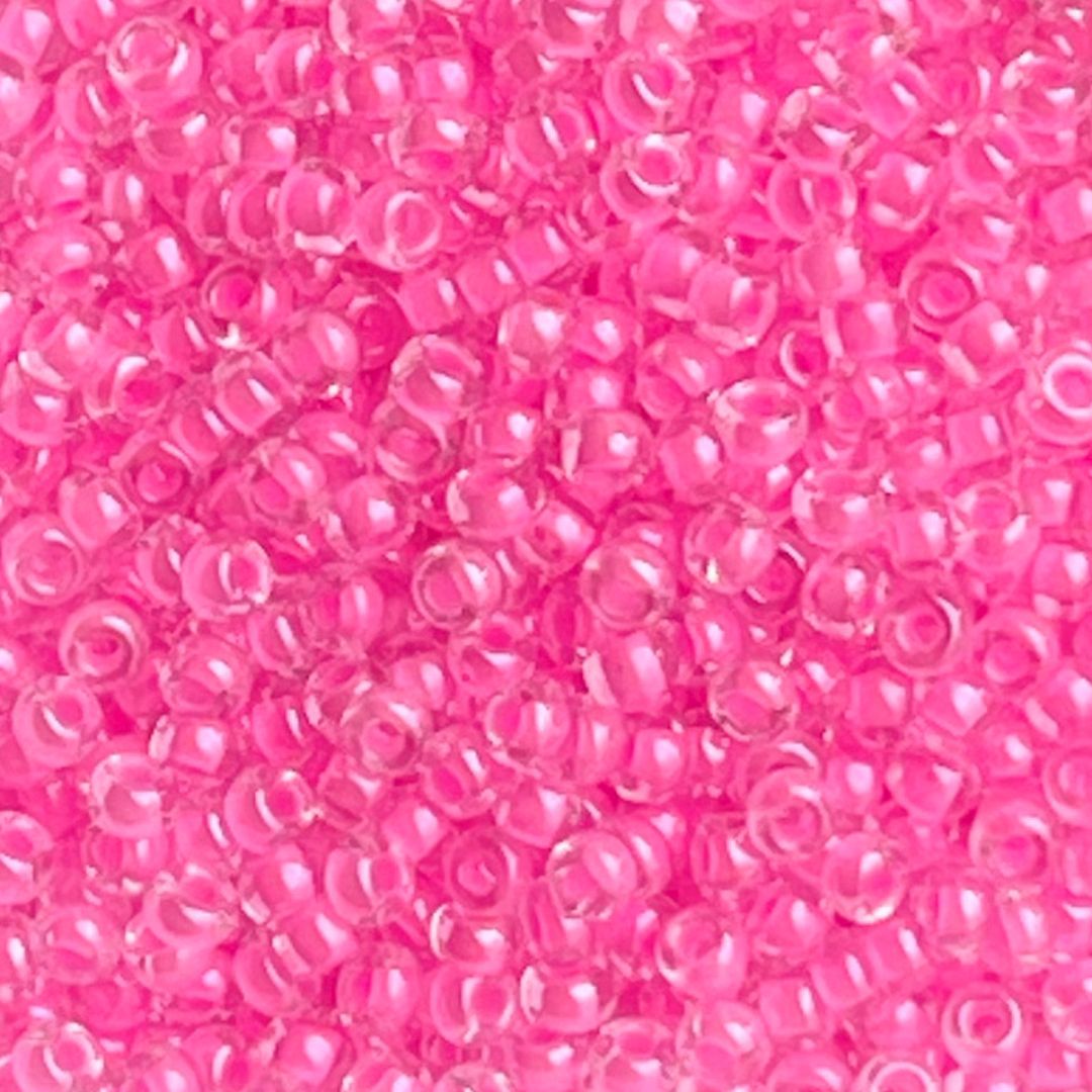 Rocalla Miyuki #11 Round Luminous Cotton Candy - Image 1