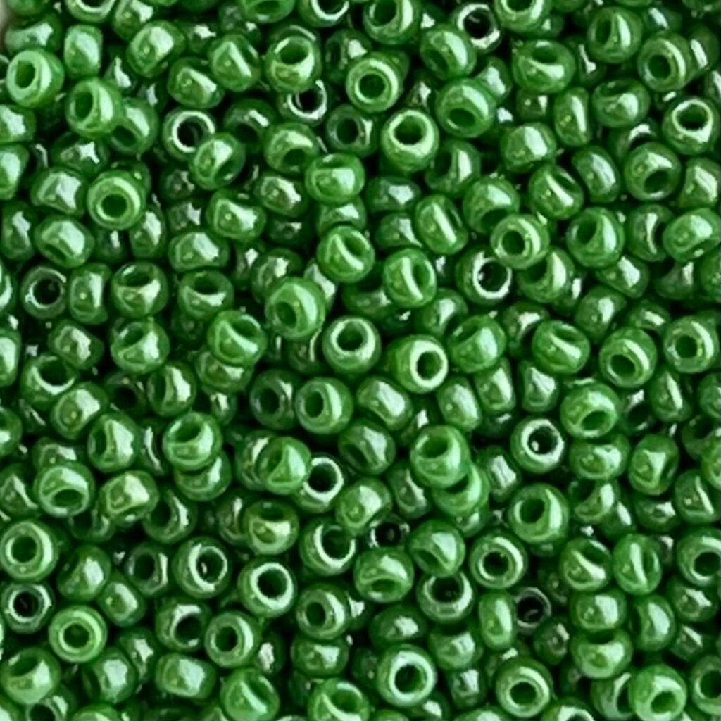 Rocalla Miyuki #11 Opaque Jade Green Luster