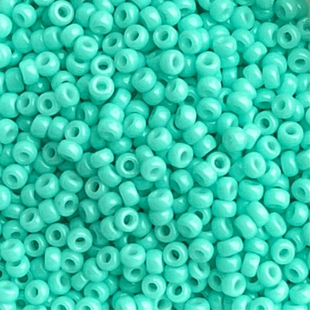 Miyuki Rocalla #11 Duracoat Opaque Dyed Seafoam
