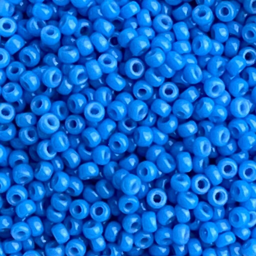 Miyuki Rocalla #11 Opaque Dyed Bright Blue