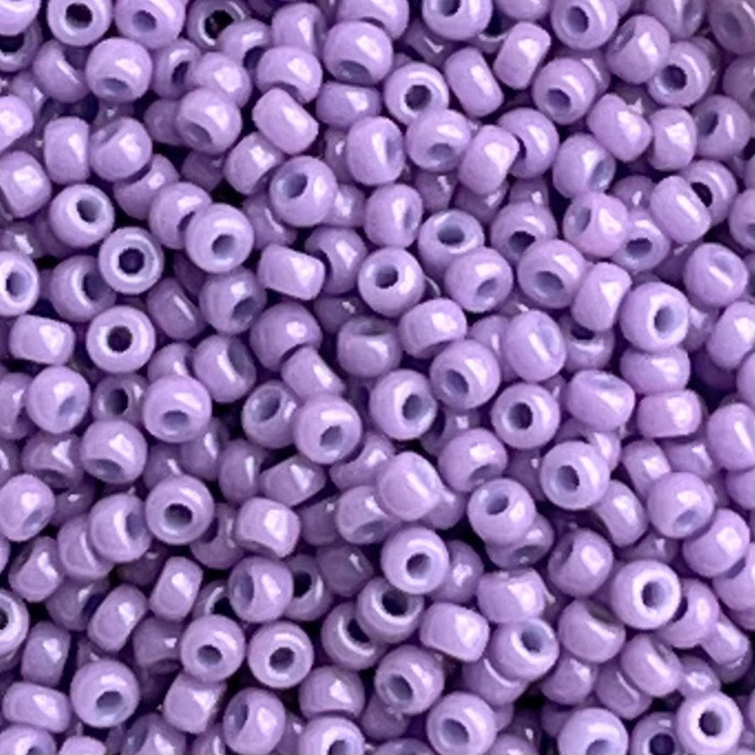 Miyuki Rocalla #11 Duracoat Opaque Dyed Lilac - Image 1